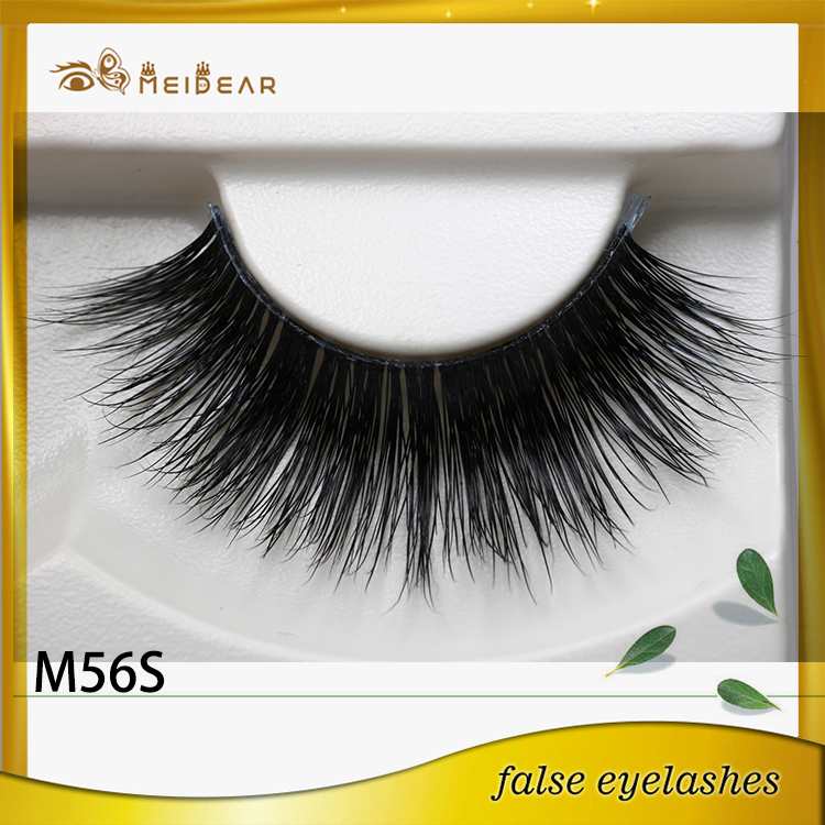 Factory supply real natural looking mink eyelashes and private label service